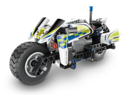 iM.Master Stavebnice policejní motorka na zpětné natažení 